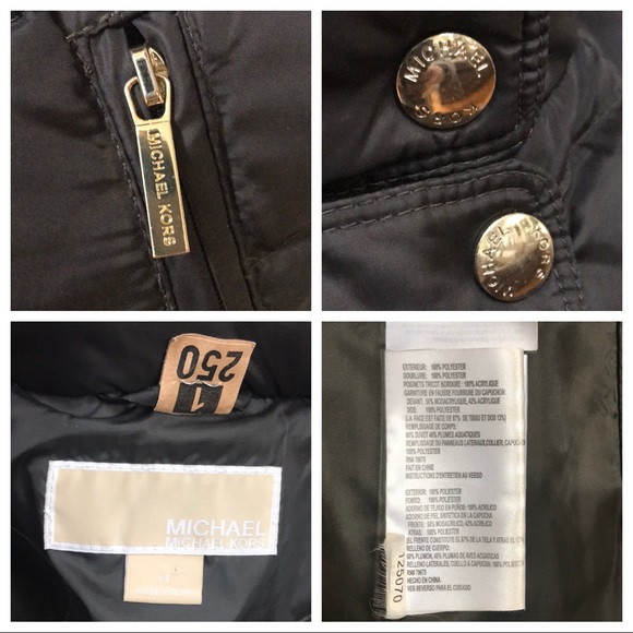 Michael Kors Army Green Long Puffy Jacket - Picture 8 of 8